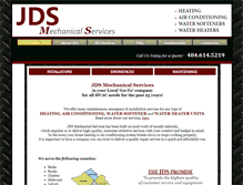 Tablet Screenshot of jds-mechanical.com